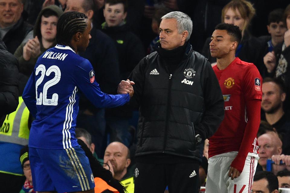 Jose Mourinho called Willian the 'cream of the crop' in February