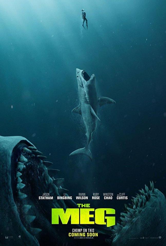  The horror film The Meg will hit cinema screen across Britain on Friday