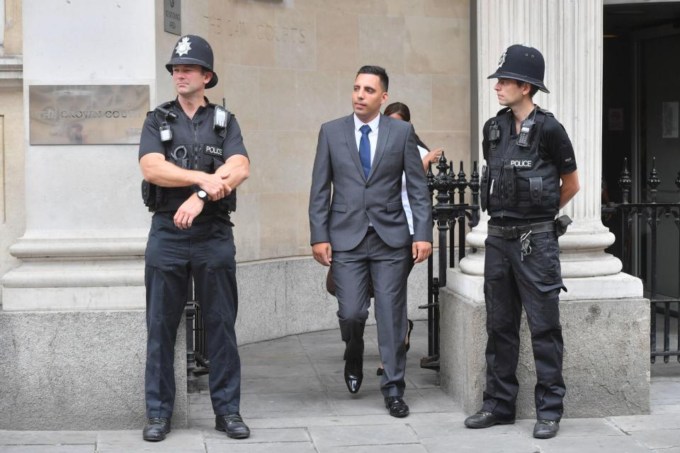  Ryan Ali, pictured today, also denies affray