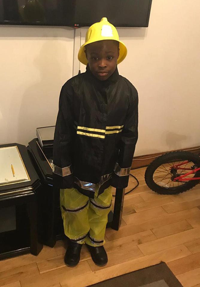  Joel Urhie, 7, was killed when his family home in Deptford, South London, was set alight by arsonists