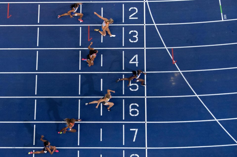 Asher-Smith led from gun to tape and her margin of victory was comfortable