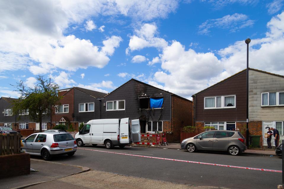  The Deptford home was gutted by fire in the early morning blaze