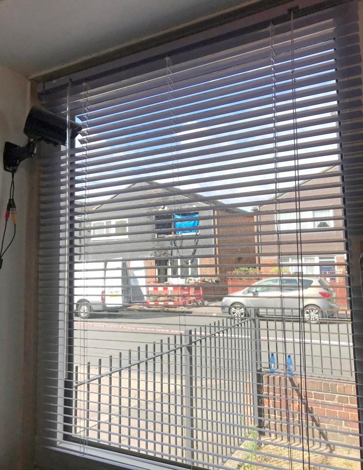  Police have seized potentially useful CCTV that faces the front of the burn tout home