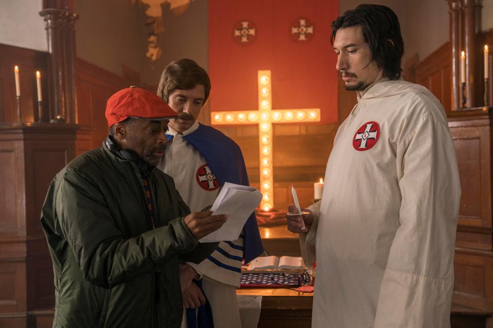  Adam Driver plays Flip Zimmerman, who goes undercover in the KKK during the film