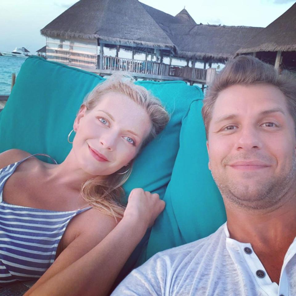 Rachel with long-term boyfriend Pasha