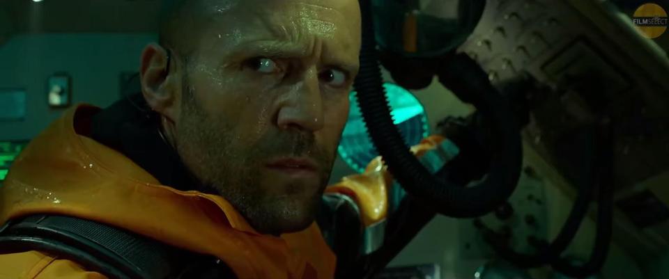  Its Jason Statham against a prehistoric megashark