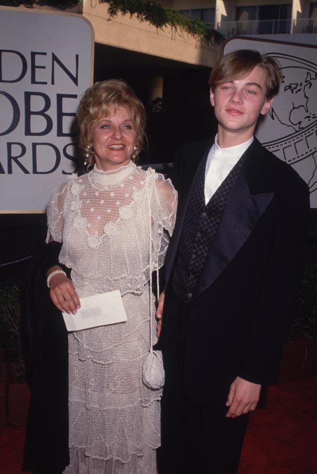  Leonardo attended the Golden Globes Awards with his mum back in 1994