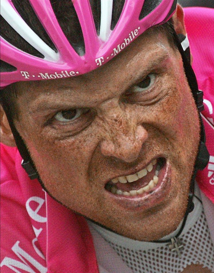 The cyclist, who won the elite race in 1997, allegedly attacked an escort at a luxury hotel