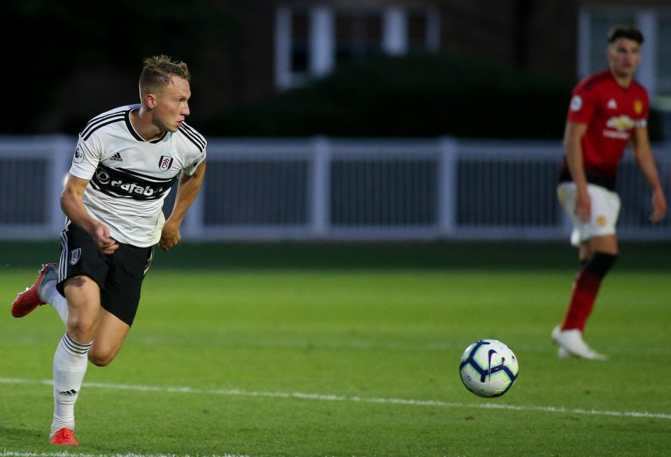  Cauley Woodrow in action for Fulham's Under-23 side earlier this month