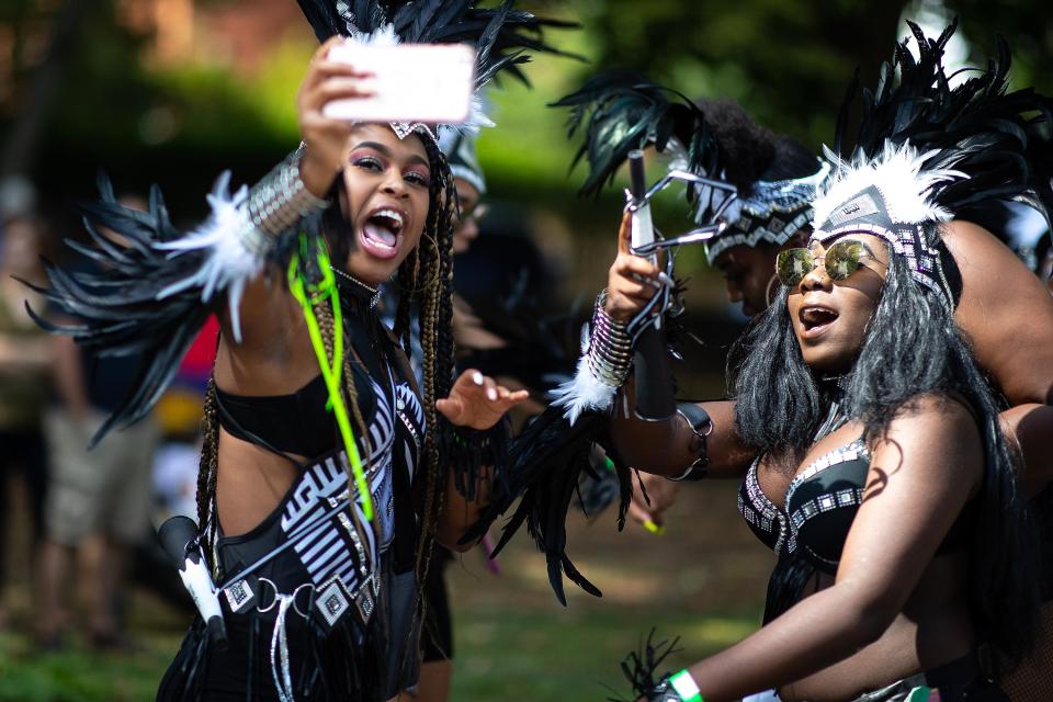  The annual Moss Side Caribbean Carnival procession took place yesterday