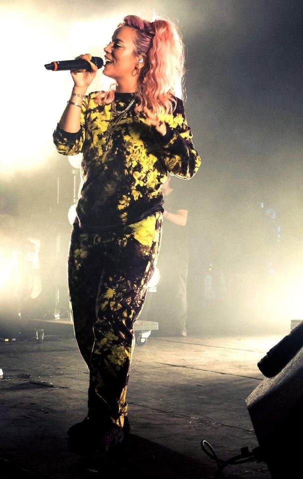  Lilly Allen took to the stage at Boardmasters