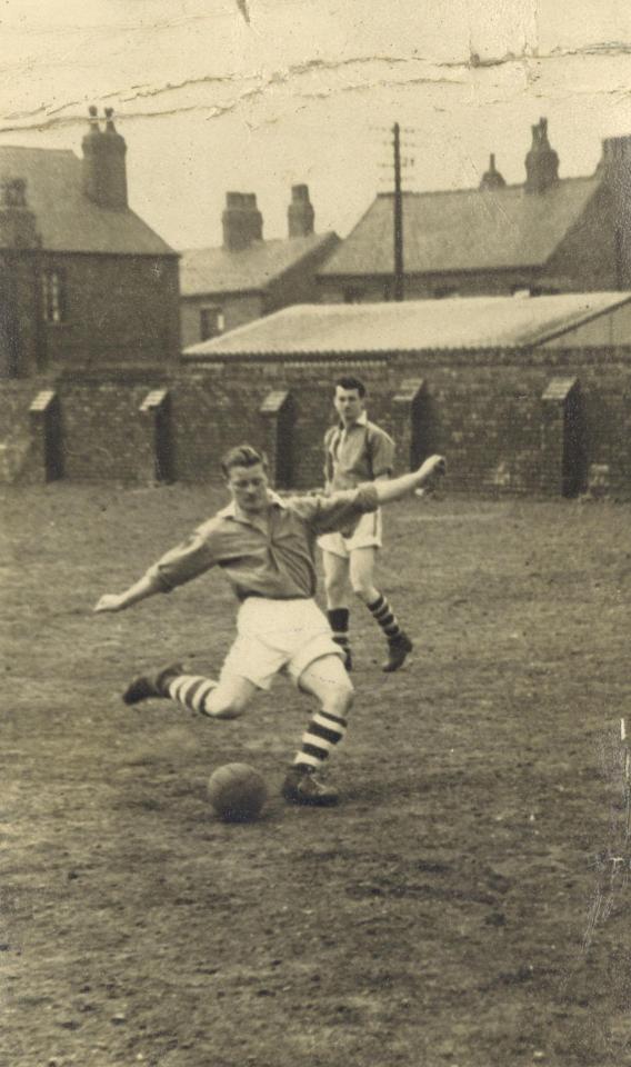  He found out his grandfather was also a keen football player