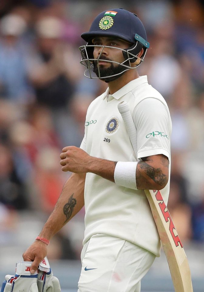 India captain Virat Kohli was the prize scalp for Stuart Broad as he fell for just 17