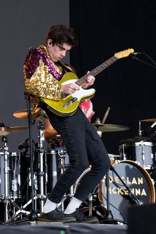  Declan McKenna performed at the Cornwall festival