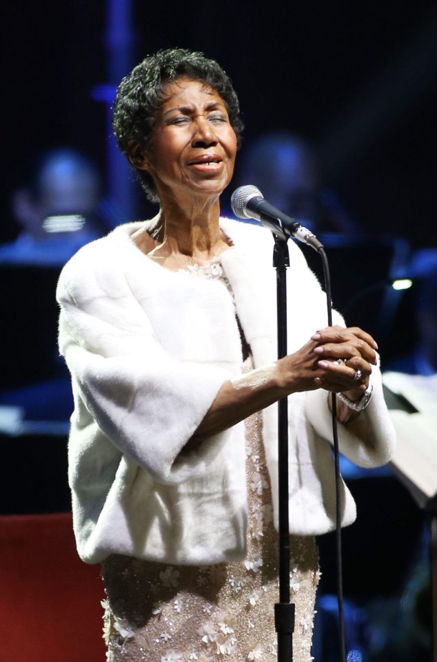  Aretha most recently performed at Sir Elton John's Aids Foundation Fall Gala in New York last November