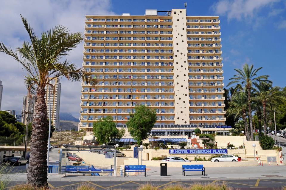  The Poseidon Playa resort in Benidorm, where Freda said there were too many rude Spaniards