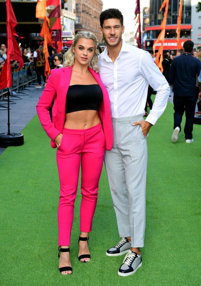  Love Island's Jack Fowler and Laura Crane put on a united front at The Festival world premiere in London - just hours after denying they'd split