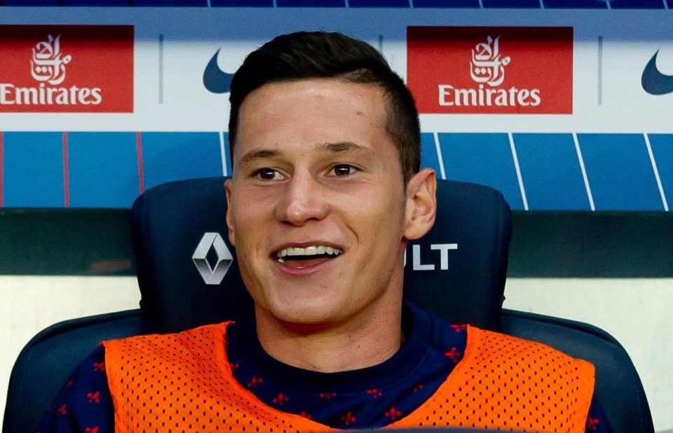  Julian Draxler was named as a substitute for PSG's opening-day win over Caen