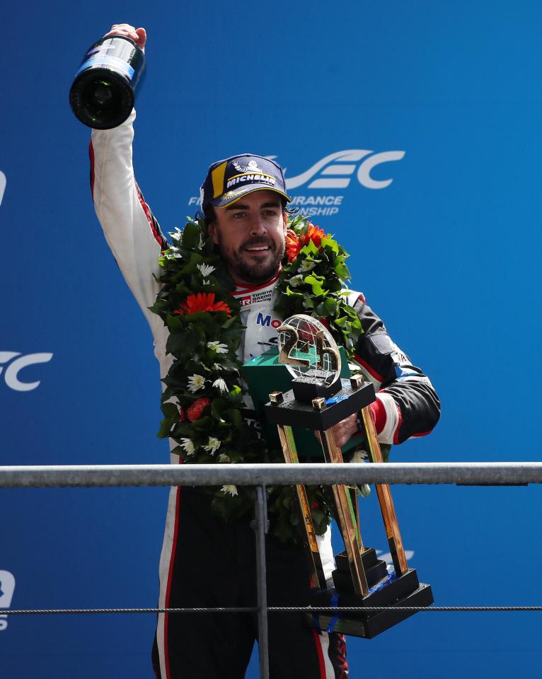  Fernando Alonso has moved into endurance racing and won Le Mans in 2018