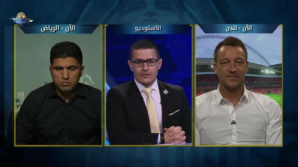  John Terry has been working as a pundit analysing Egyptian football