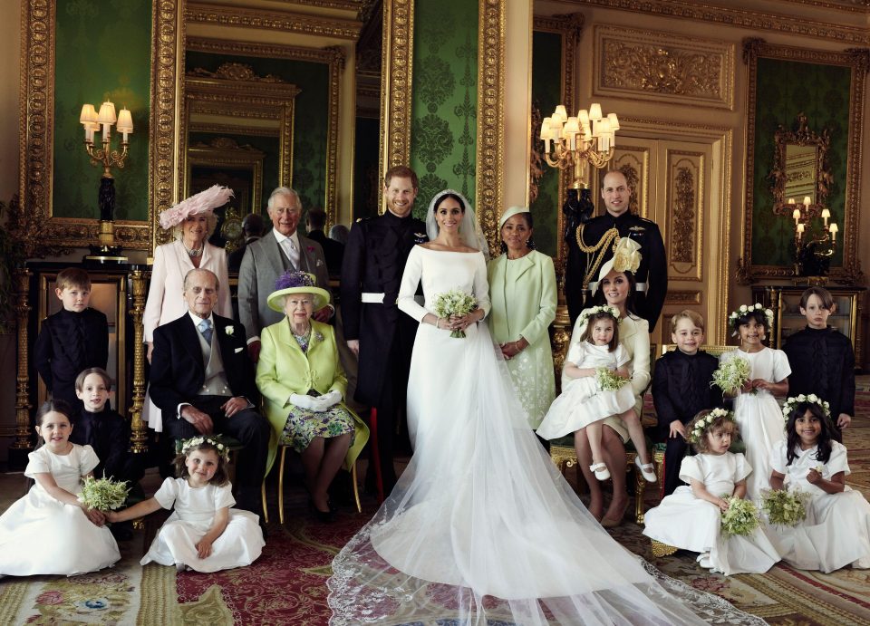  Family wedding shot... with no Thomas Markle