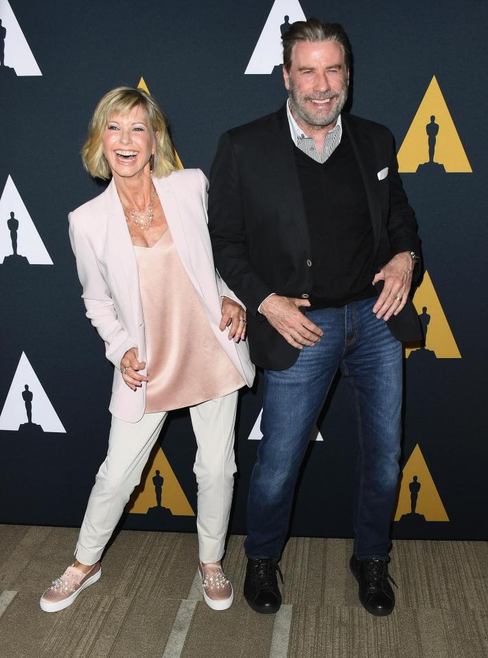  Olivia Newton-John and John Travolta reunited for the 40th anniversary screening of Grease