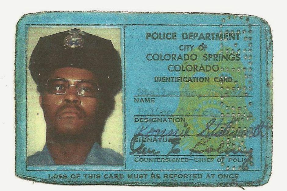  A copy of Ron Stallworth's police ID