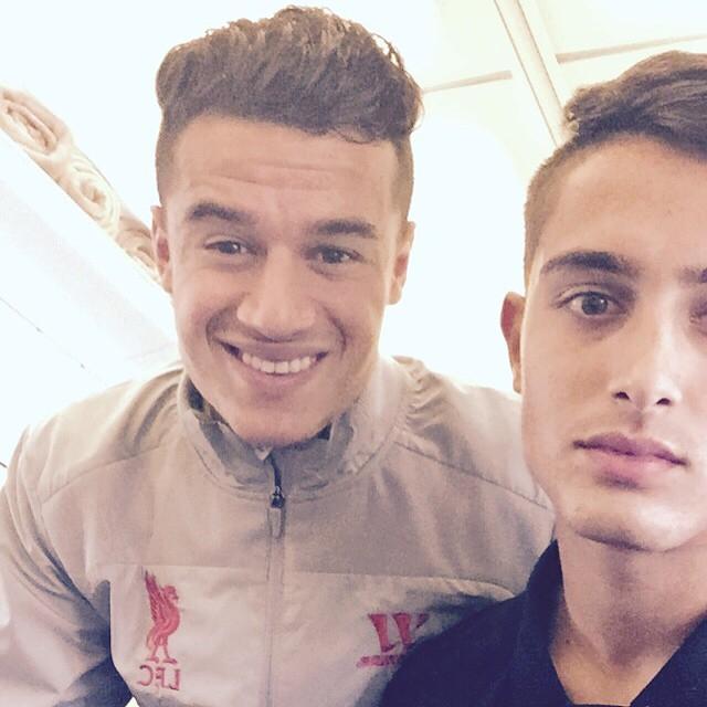 Former Liverpool star Philippe Coutinho was another Dhanda regularly hung out with