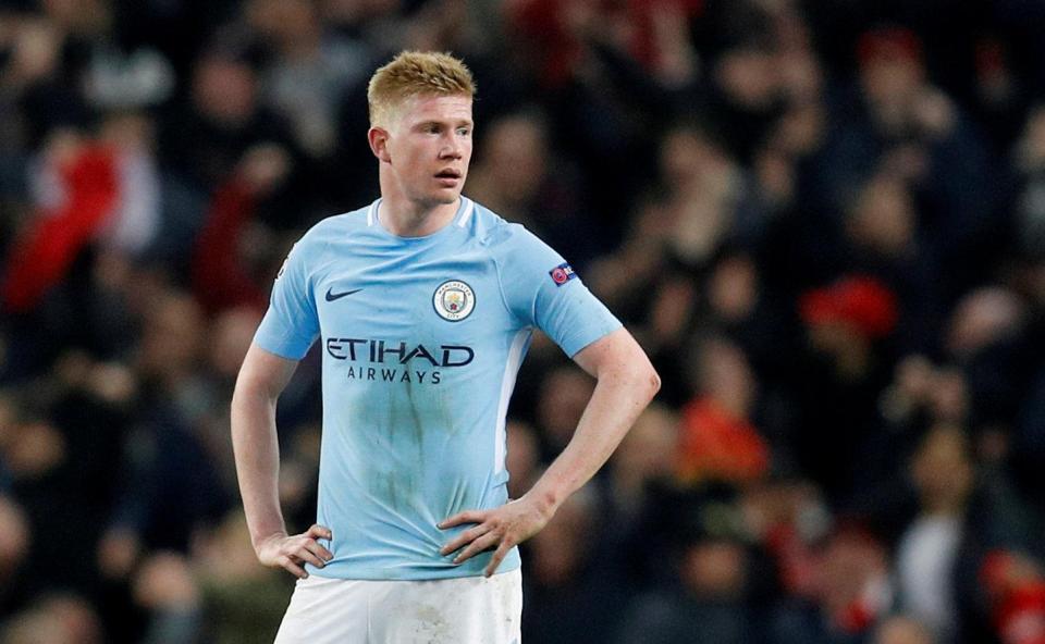  Kevin De Bruyne has been ruled out of action for three months