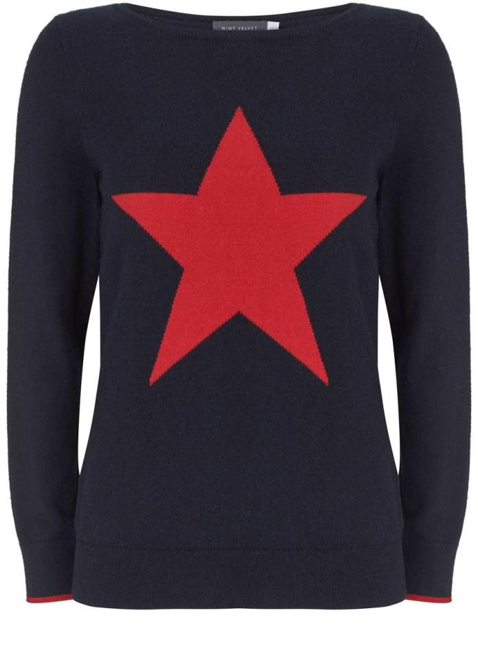  We love Mint Velvet's key pieces, like this star-print jumper