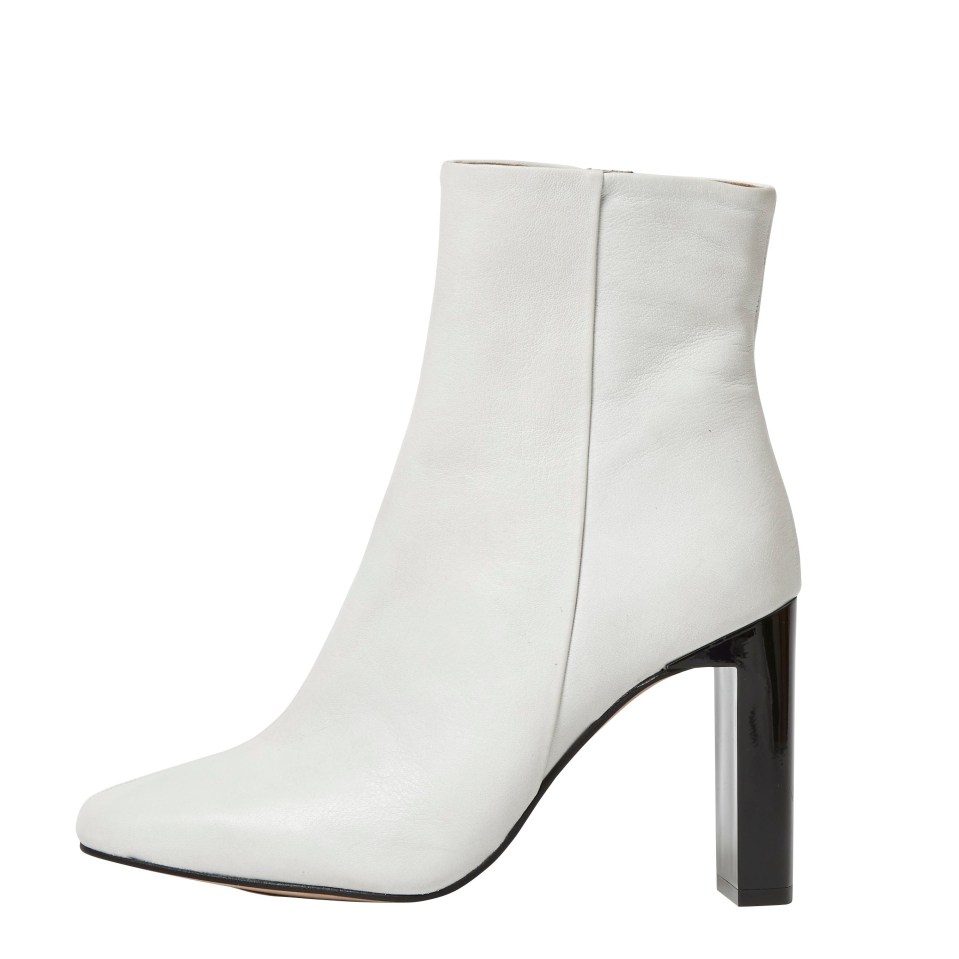 White ankle boots aren't going out of fashion anytime soon