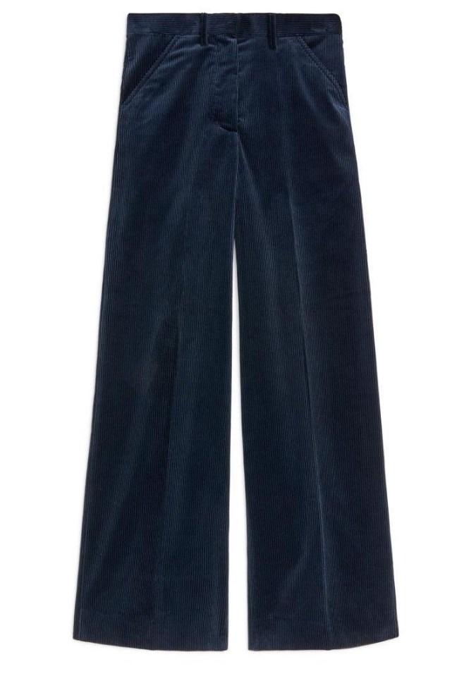 These wide-leg trousers are the ideal workwear style