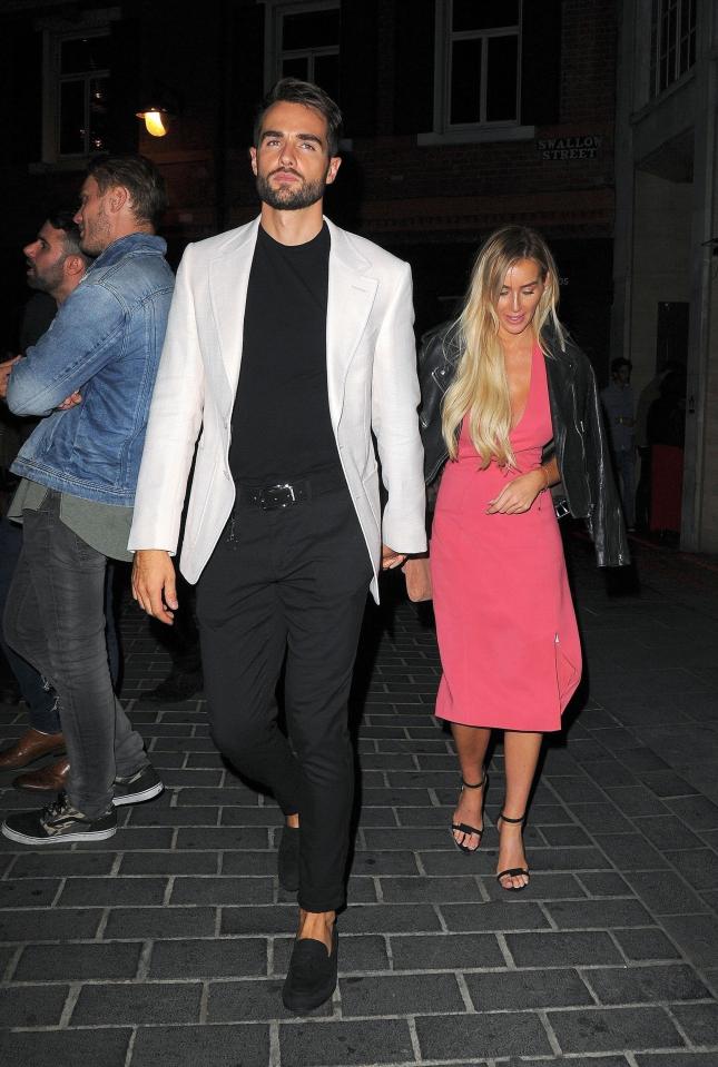  The couple had just enjoyed a 'date night' at Nobu restaurant and dancing at Cuckoo Club in Mayfair