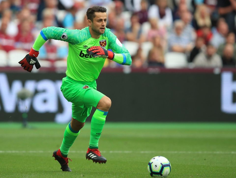  West Ham keeper Lukasz Fabianski returns to former club Arsenal