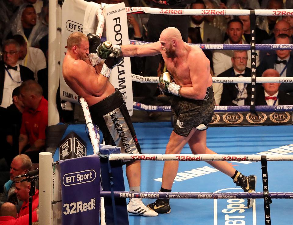  Fury was booed off following his drab points win over the Italian