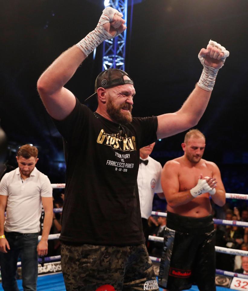  Tyson Fury has set up a world title fight against Deontay Wilder