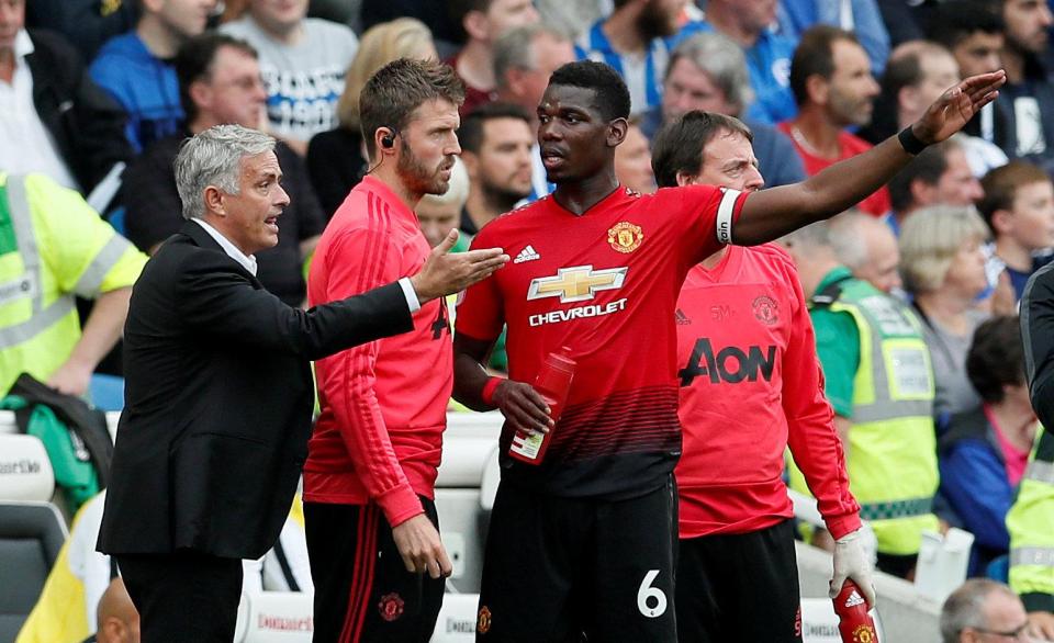  Jose Mourinho and Paul Pogba appear to have an uneasy relationship at Manchester United