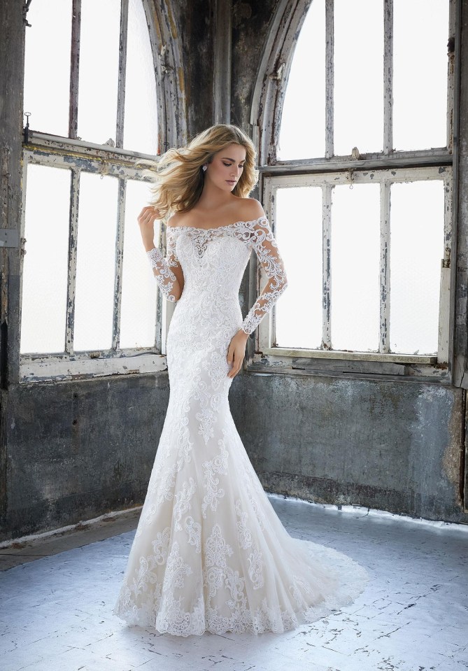 Brides that are the star sign Cancer may love the romantic Morilee gowns