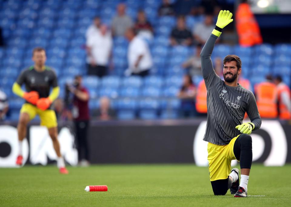  Simon Mignolet sits behind £68m Alisson in the pecking order