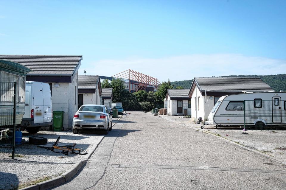  Longman Caravan Park, Inverness, where the savage attack took place on Sunday morning