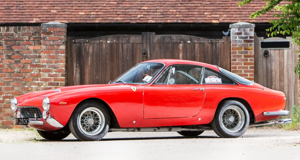 The Ferrari has been owned by a British enthusiast since 1972