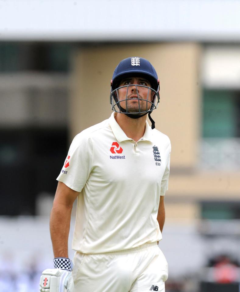 Alastair Cook is struggling for form at the top of England's order