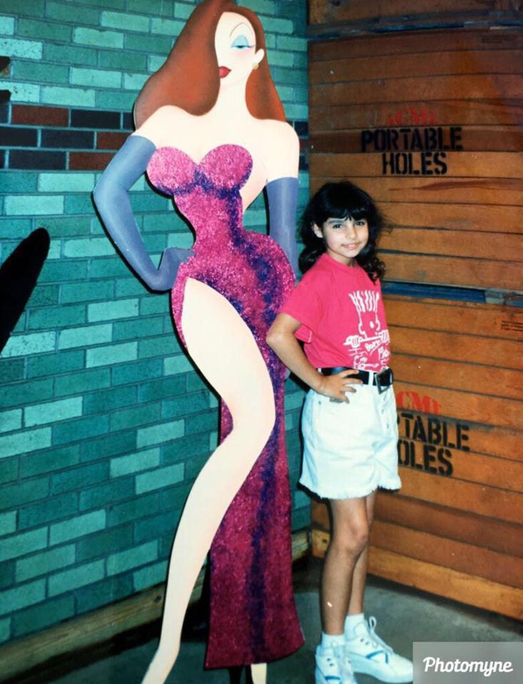  She certainly held her own even next to Jessica Rabbit