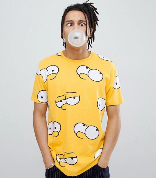  The collection also features a number of unisex items, like this Bart t-shirt