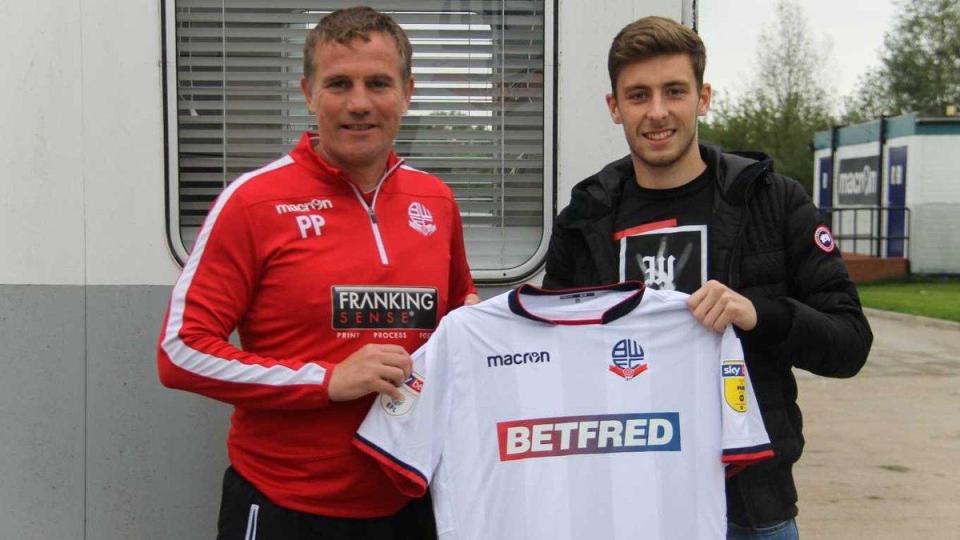  Williams will spend one year on loan with Bolton Wanderers