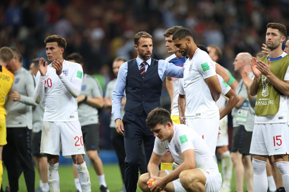  England were beaten 2-1 by Croatia in the World Cup semi-finals