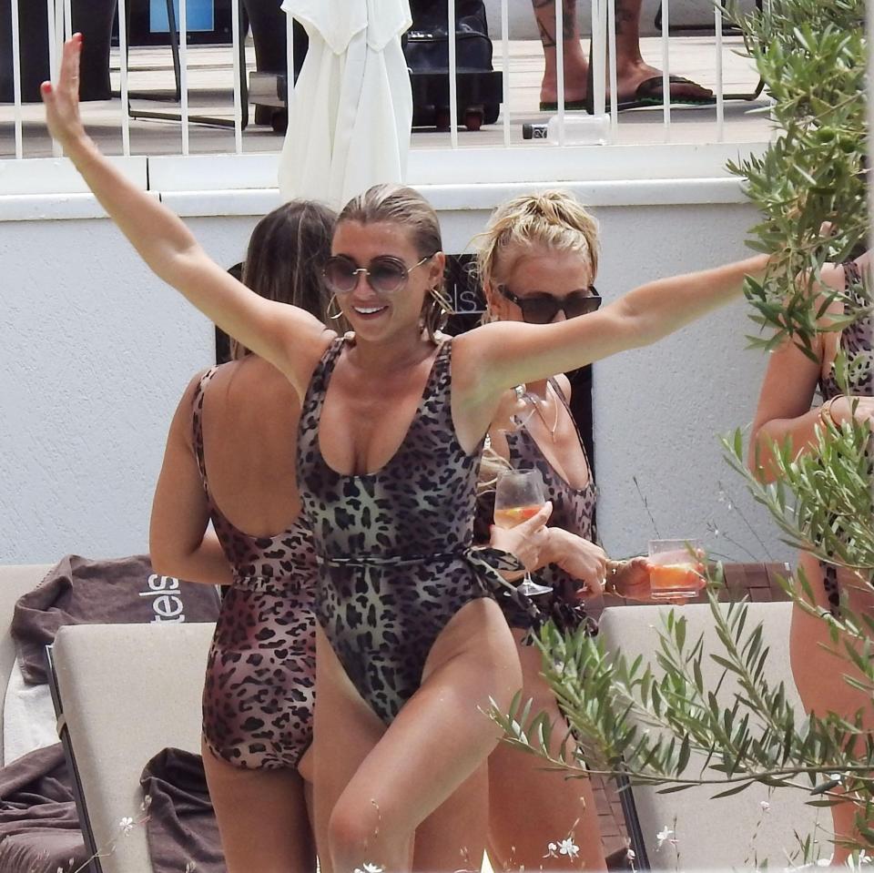  Billie Faiers is celebrating her Hen Do in style in Ibiza