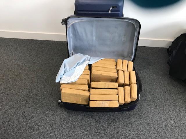  £14million of cocaine was seized at Farnborough airport as the gang arrived from Bogota