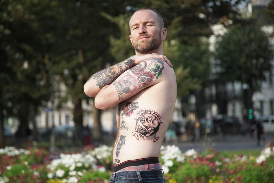  Rauri Barratt, 36, decided to get the tattoo after suffering a series of 'nightmares' on the maligned service