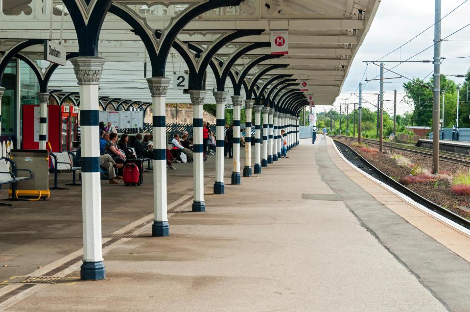  Gazza was arrested at Durham Station last Monday evening by officers from the British Transport Police